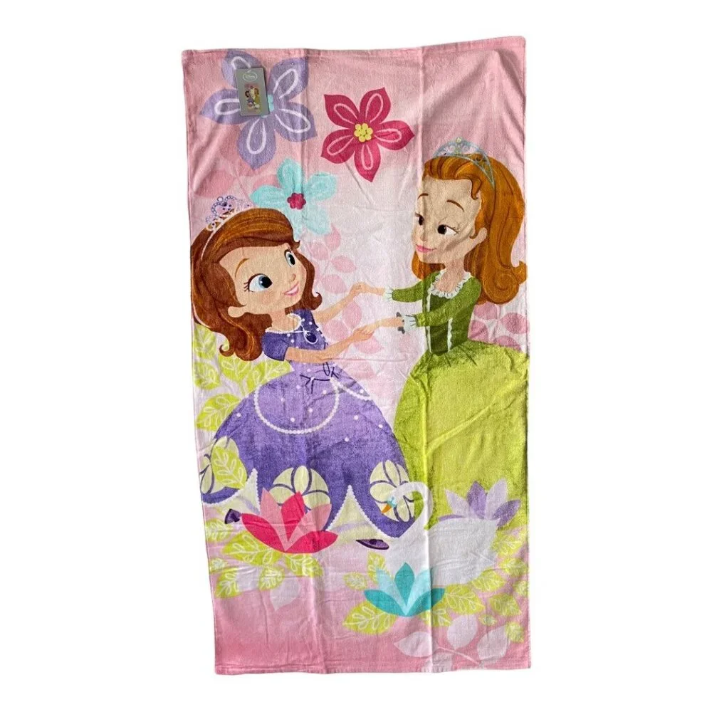 Disney Store Sofia the First Sofia and Amber Beach Towel